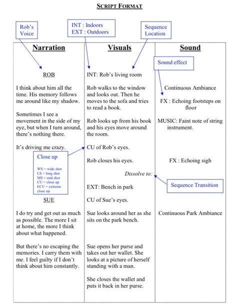 How To Write A Documentary Script Within Shooting Script Template Word ...