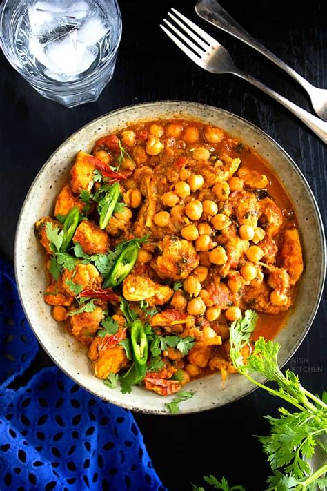 Chicken Chickpea Curry | Video - NISH KITCHEN