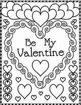 Free Printable Valentines Day Coloring Pages sketch template