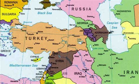 World Map Showing Turkey | physical map of turkey showing the layout and location of turkey s ...