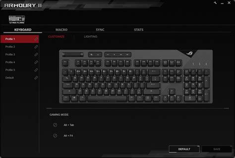 ASUS ROG Strix Flare Keyboard Review - Driver | TechPowerUp