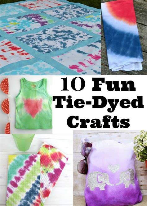 10 Fun Tie-Dyed Crafts - Organized 31