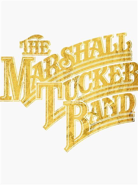 "THE MARSHALL TUCKER BAND " Sticker by eloisallen | Redbubble