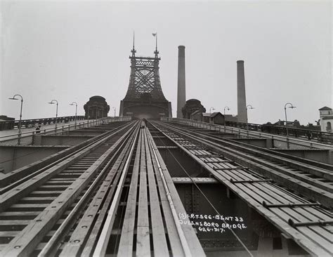 Old New York In Photos #120 – Queensboro Bridge 1917