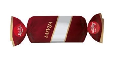 LAIMA - Chocolate candies with crunchy pieces of biscuits "Latvia", 1kg (box*8). Jolly Grocer