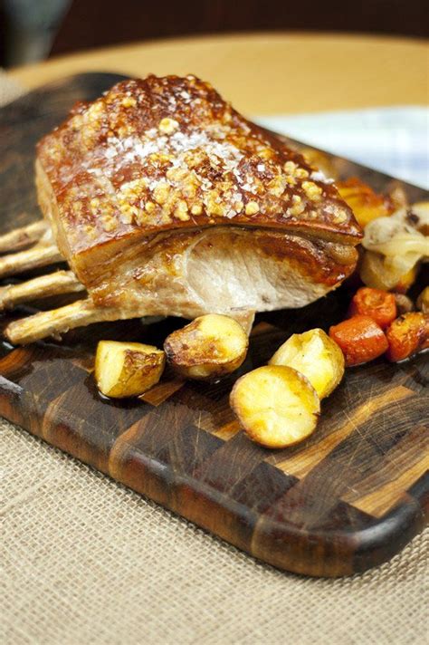 Rack of Pork With Crackling | Pork recipes easy, Food, Pork dishes