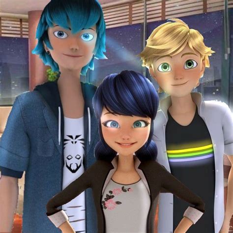 Luca X Marinette X Adrien | Miraculous ladybug movie, Miraculous ...