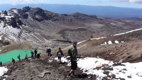 Tongariro Crossing New Zealand "Mt Doom" - YouTube