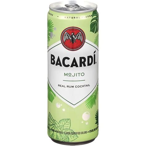 Bacardi Mojito Real Rum Cocktail (355 ml) - Instacart