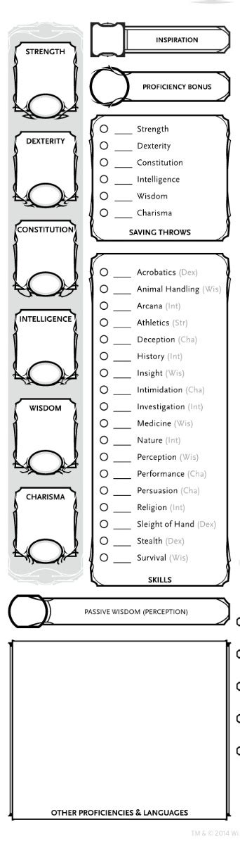 Stats & Stuff: The ins and outs of your character sheet - The DnD Geek