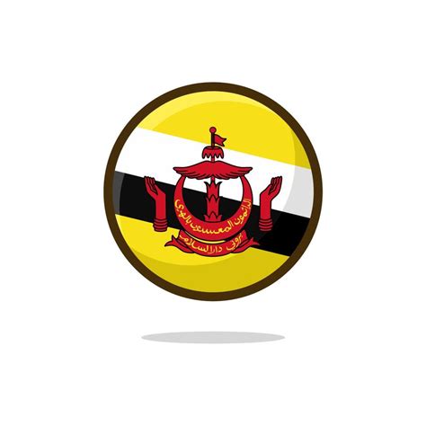 Brunei Darussalam Flag Icon 6655654 Vector Art at Vecteezy