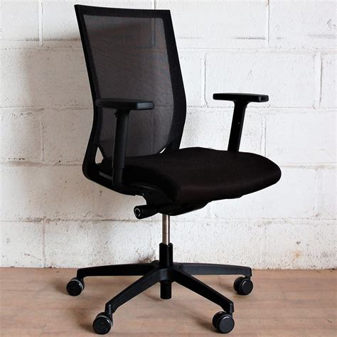 Mesh-Back Task Chair Black 2120 - Allard Office Furniture