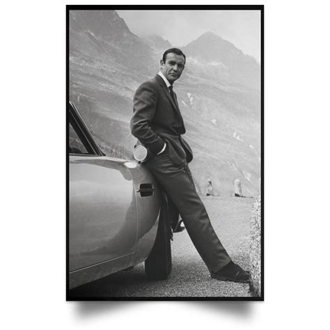 Sean Connery James Bond poster, canvas - Bucktee.com