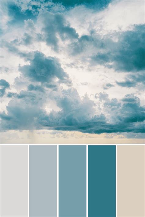 Cloud Color Palettes - This Growing Home | Color schemes colour ...