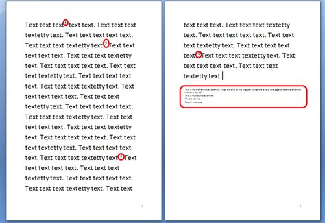 How to use endnote for bullet list - avajza