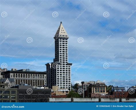 Smith Tower building editorial stock photo. Image of smith - 159655643