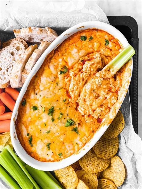 Easy Buffalo Chicken Dip Recipe - Savory Nothings