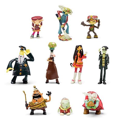 Psychonauts Figures | Character design animation, Think geek, Character design