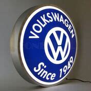 Volkswagen Since 1949 Backlit LED Lighted Sign – CarFurniture.com
