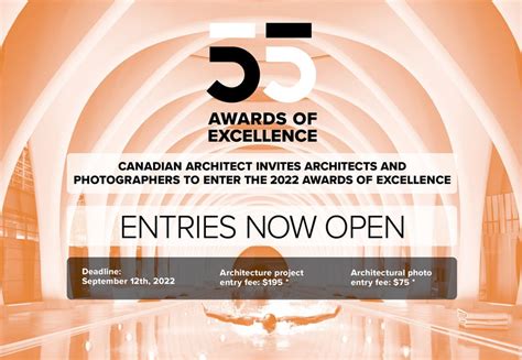 Canadian Architect Awards - Deadline Extension