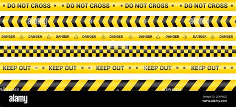 Police tape, crime danger line. Caution police lines isolated. Warning ...