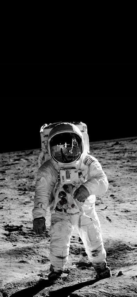 Download Astronaut on the Moon—The First Man to Land on the Lunar Surface Wallpaper | Wallpapers.com