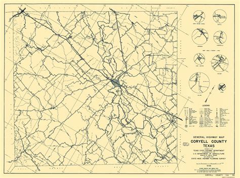 Coryell County, Texas. | Library Of Congress - Coryell County Texas Map ...