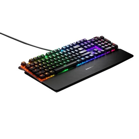 SteelSeries Apex 5 RGB Hybrid Blue Switches Wired Mechanical Gaming ...