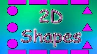 Youtube Harry Kindergarten 3d Shapes