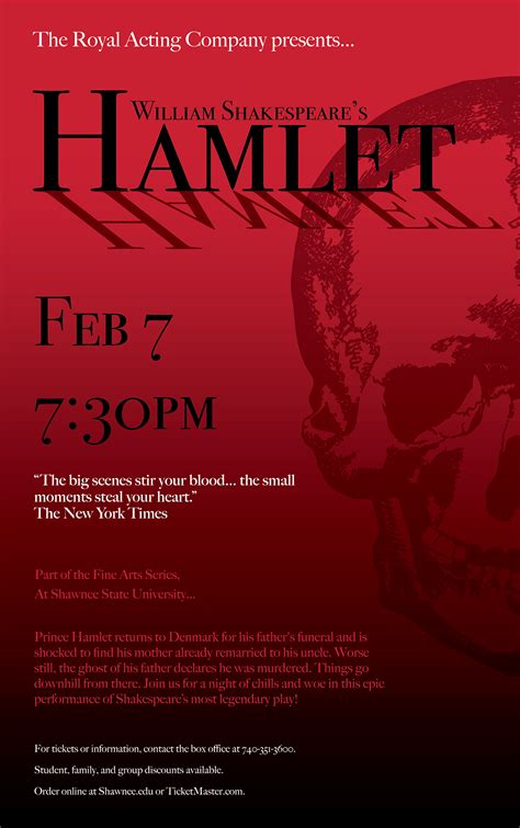 Hamlet Poster Promo :: Behance