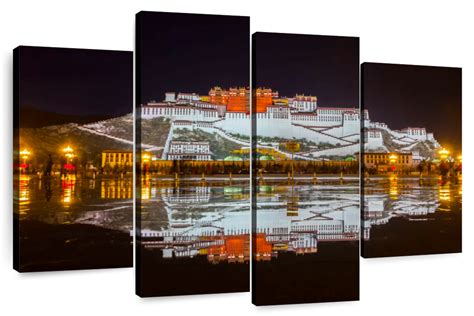 Potala Palace Nighttime Wall Art | Photography