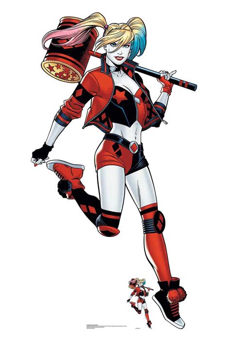 Harley Quinn with Mallet Official DC Comics Lifesize Cardboard Cutout