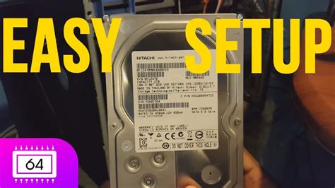 How To Install a SATA II Hard Drive - YouTube