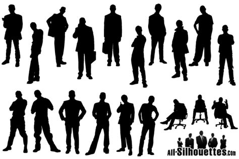 Person Standing Silhouette Vector - finer