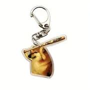 Spoof Creative Cute Cheems Pet Keychain Funny Shiba Inu - Temu