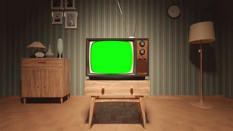 Old Tv - Image Disturbance And Goes Out - Green Screen 스톡 동영상 비디오 5429039 - Shutterstock