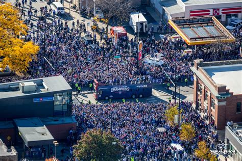 Chicago Cubs Parade 2016 - Aerial Vision Chicago Productions