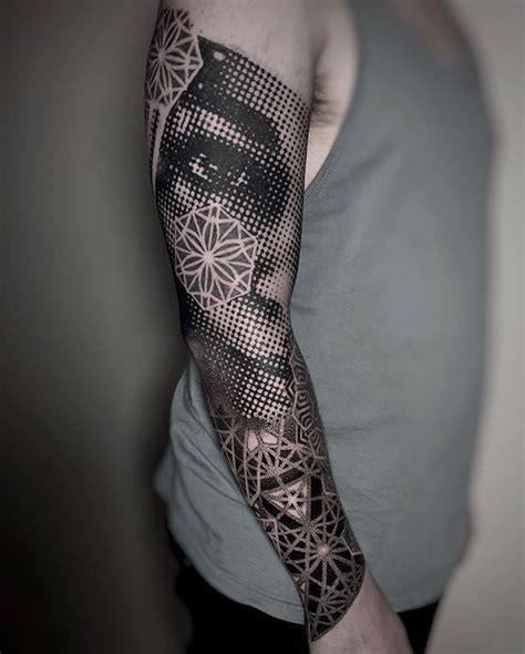 Geometric Tattoos Men Sleeve | Geometric tattoos men, Geometric sleeve tattoo, Tattoos for guys