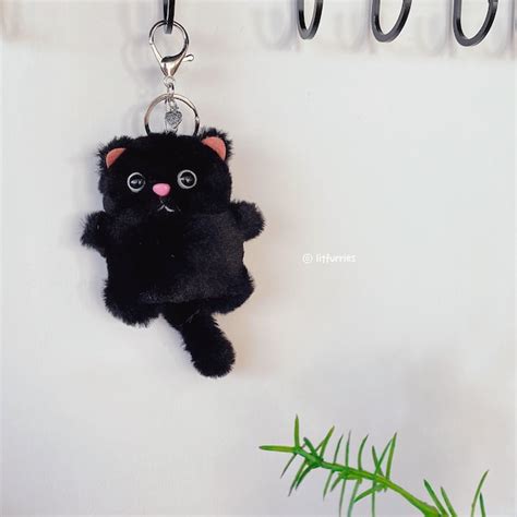 Cat Keychain - Etsy