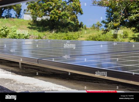 Solar Panels Installation Stock Photo - Alamy