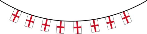 File - Englandbunting - Svg - England Flag Bunting Png Clipart - Full ...