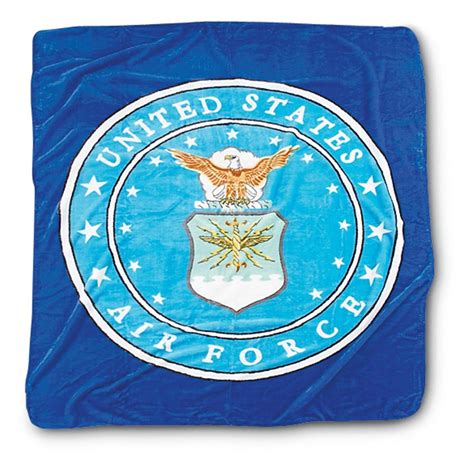 Military Branch 94x78" Fleece Blanket - 194769, Blankets at Sportsman's Guide