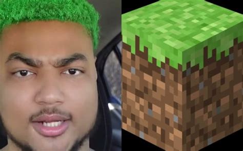 Who is Minecraft Dirt Block Guy? TikTok star goes viral after dyeing hair green | Flipboard