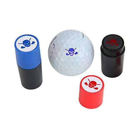 Golf Ball Stamp W/ Skull Design - Black Ink - Walmart.com - Walmart.com