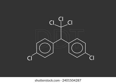 Ddt Molecular Skeletal Chemical Formula Stock Vector (Royalty Free) 2401504287 | Shutterstock