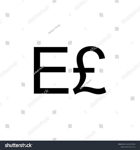 Egypt Currency Icon Symbol Egyptian Pound Stock Vector (Royalty Free ...