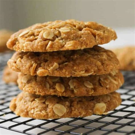 Chewy Anzac Biscuits {Oven or Air Fryer} - Cook it Real Good