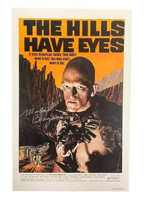 Michael Berryman the Hills Have Eyes Autographed Poster – Icon Autographs