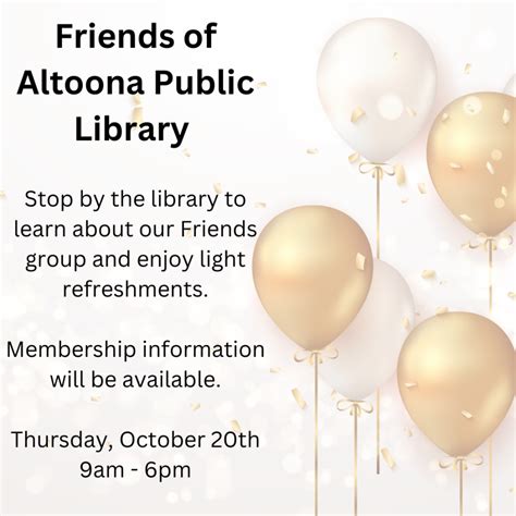 Friends of Altoona Public Library | Altoona Public Library