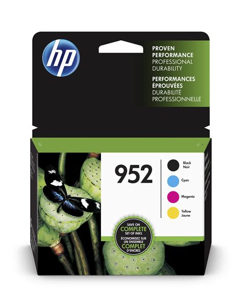 HP 952 Ink Cartridges - Black, Cyan, Magenta, Yellow, 4 Cartridges ...